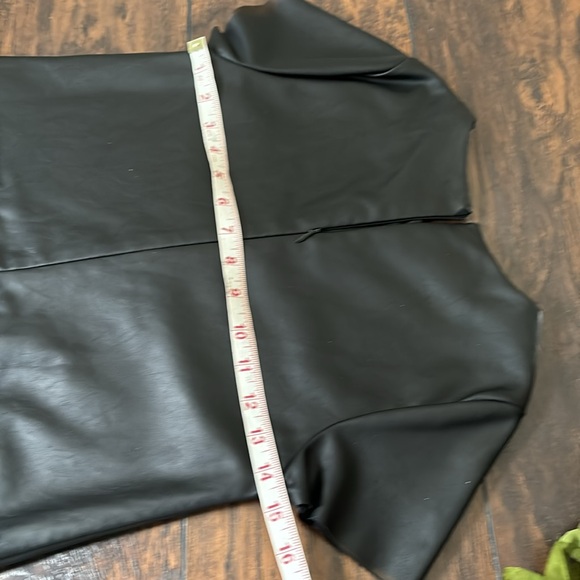 Zara Faux Leather dress size 10 - Picture 8 of 9